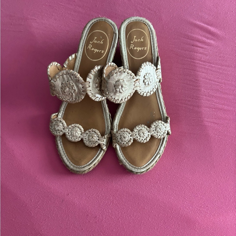 Jack Rogers wedge sandals size 7